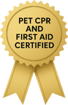 Certified in Pet CPR and First Aid
